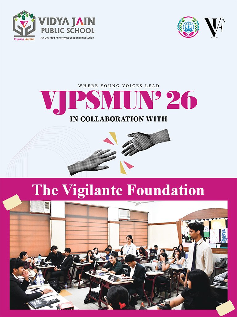 VJPSMUN '26 Official Flyer Cover